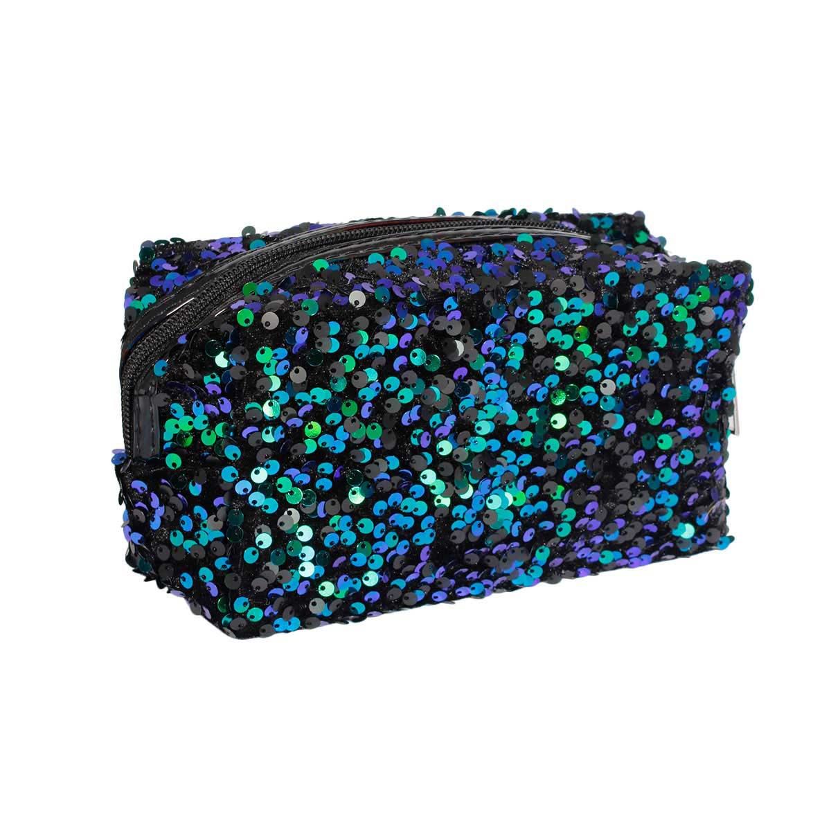 Black Sequin Costmetic Pouch