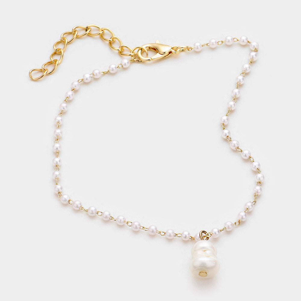 iLLASPARKZ Freshwater Pearl Anklet