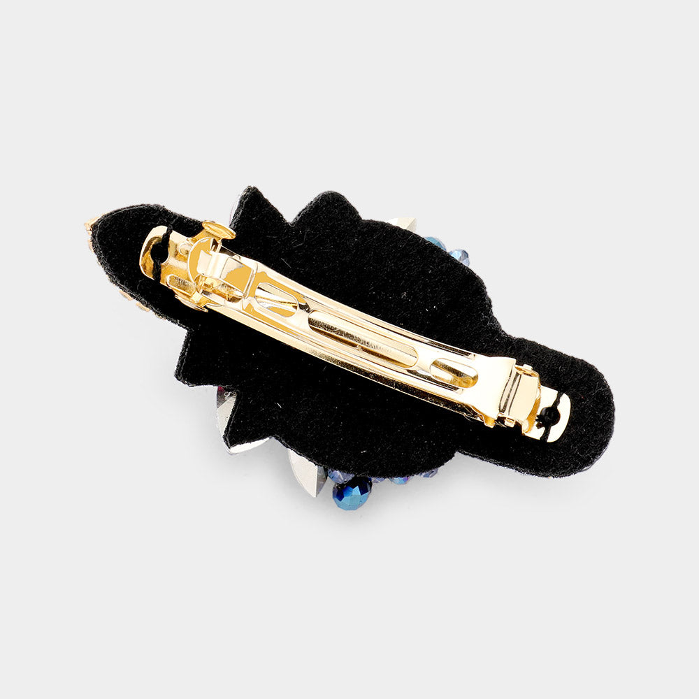 iLLASPARKZ Colorful Glass Crystal Bead Barrette