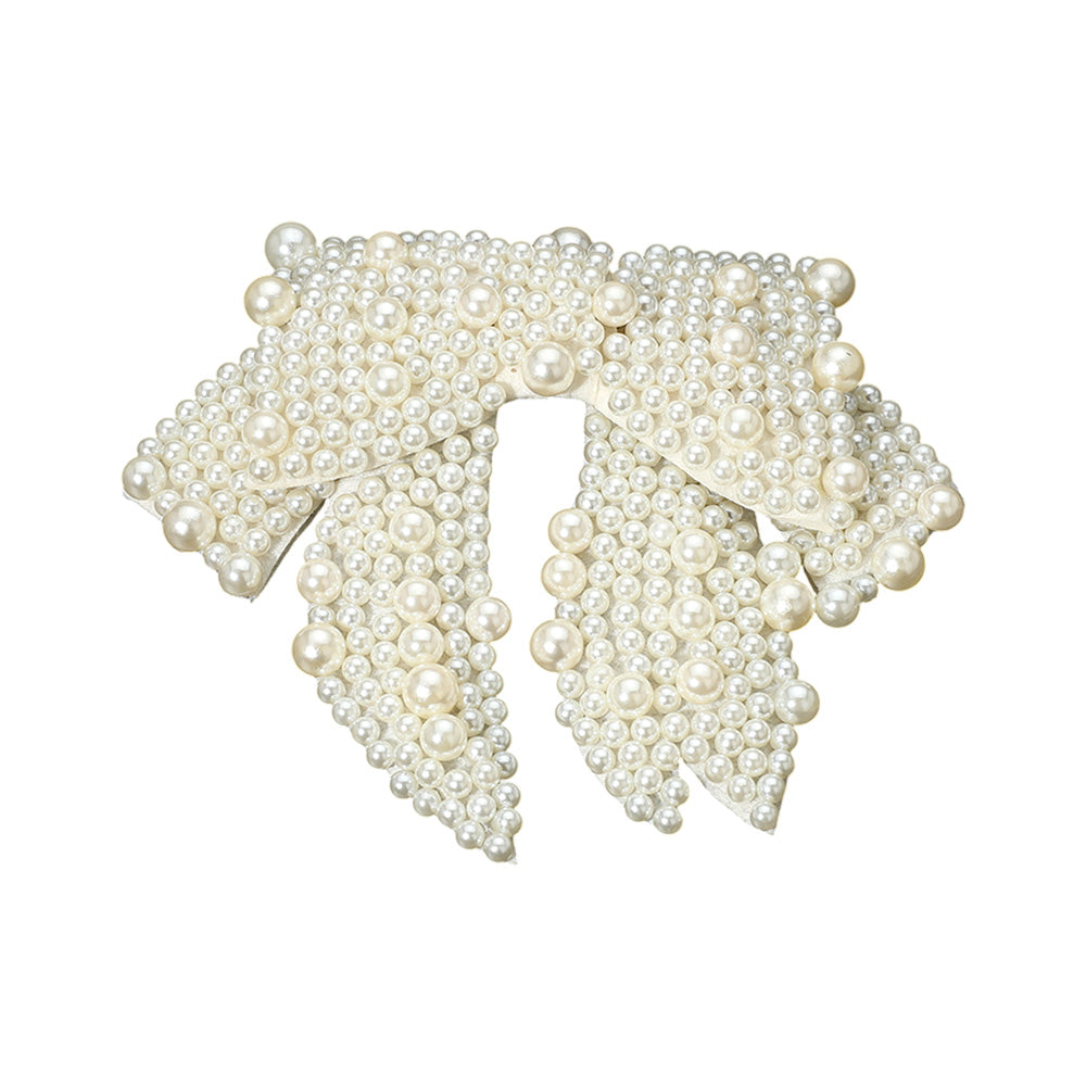 iLLASPARKZ Pearl Embellished Bow Barrette