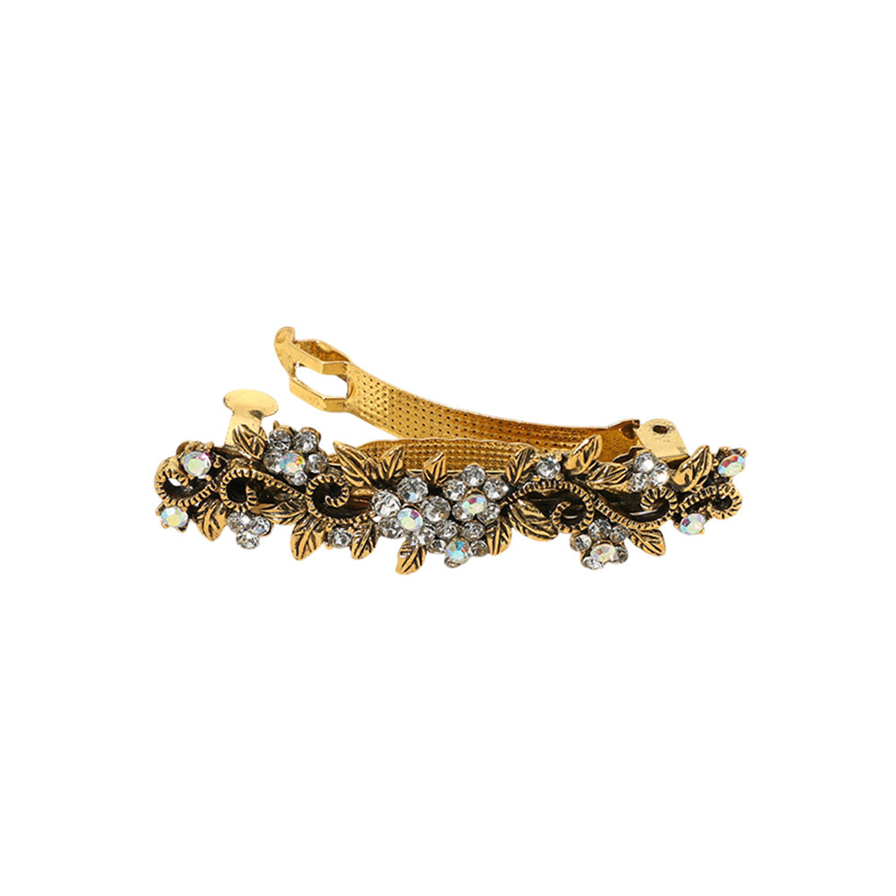 iLLASPARKZ Stone Flower Cluster Vine Barrette