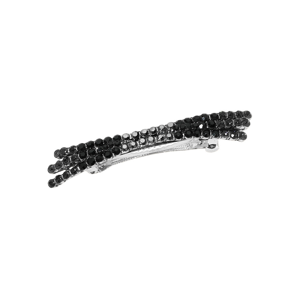 iLLASPARKZ Stone Paved Criss Cross Bar Barrette