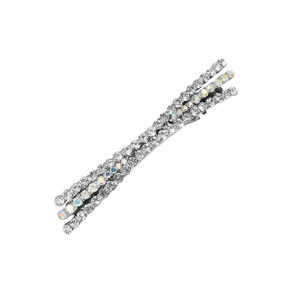 iLLASPARKZ Stone Paved Criss Cross Bar Barrette