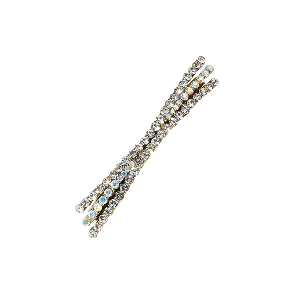 iLLASPARKZ Stone Paved Criss Cross Bar Barrette