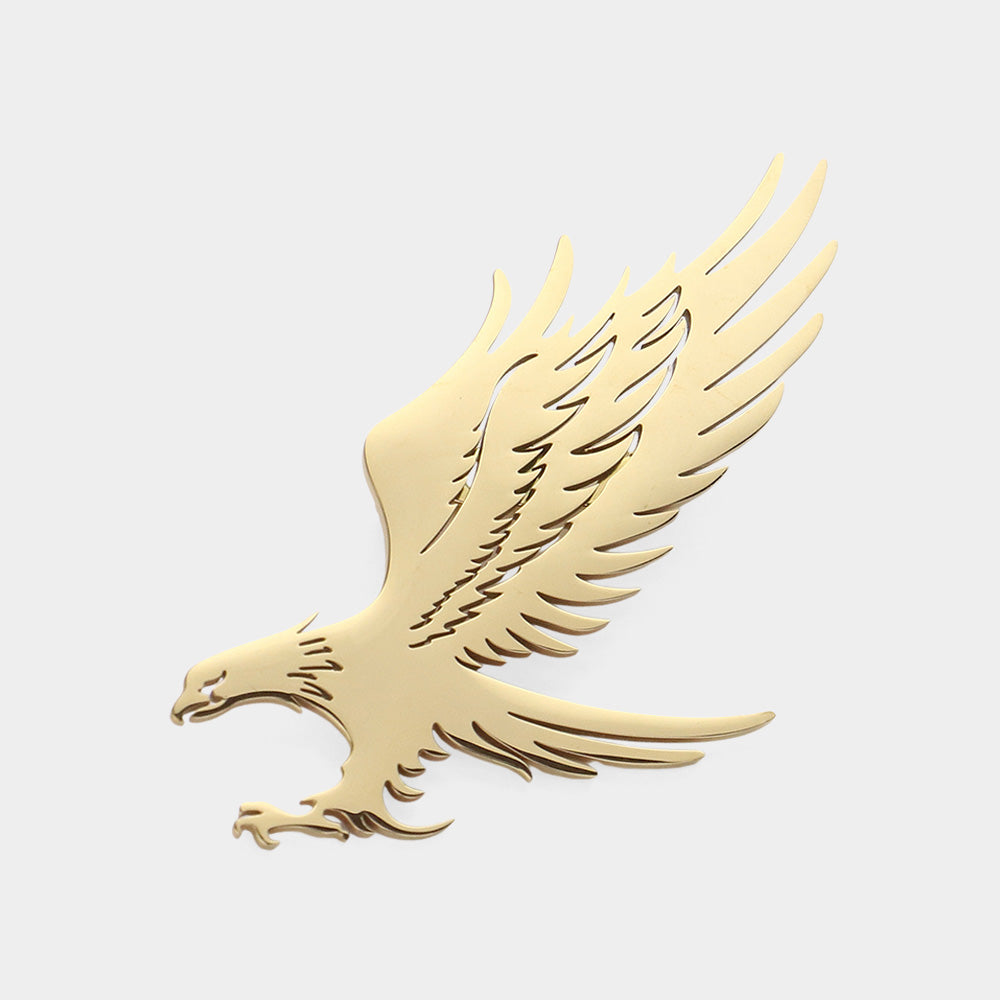 iLLASPARKZ Stainless Steel Cutout Eagle Pin Brooch