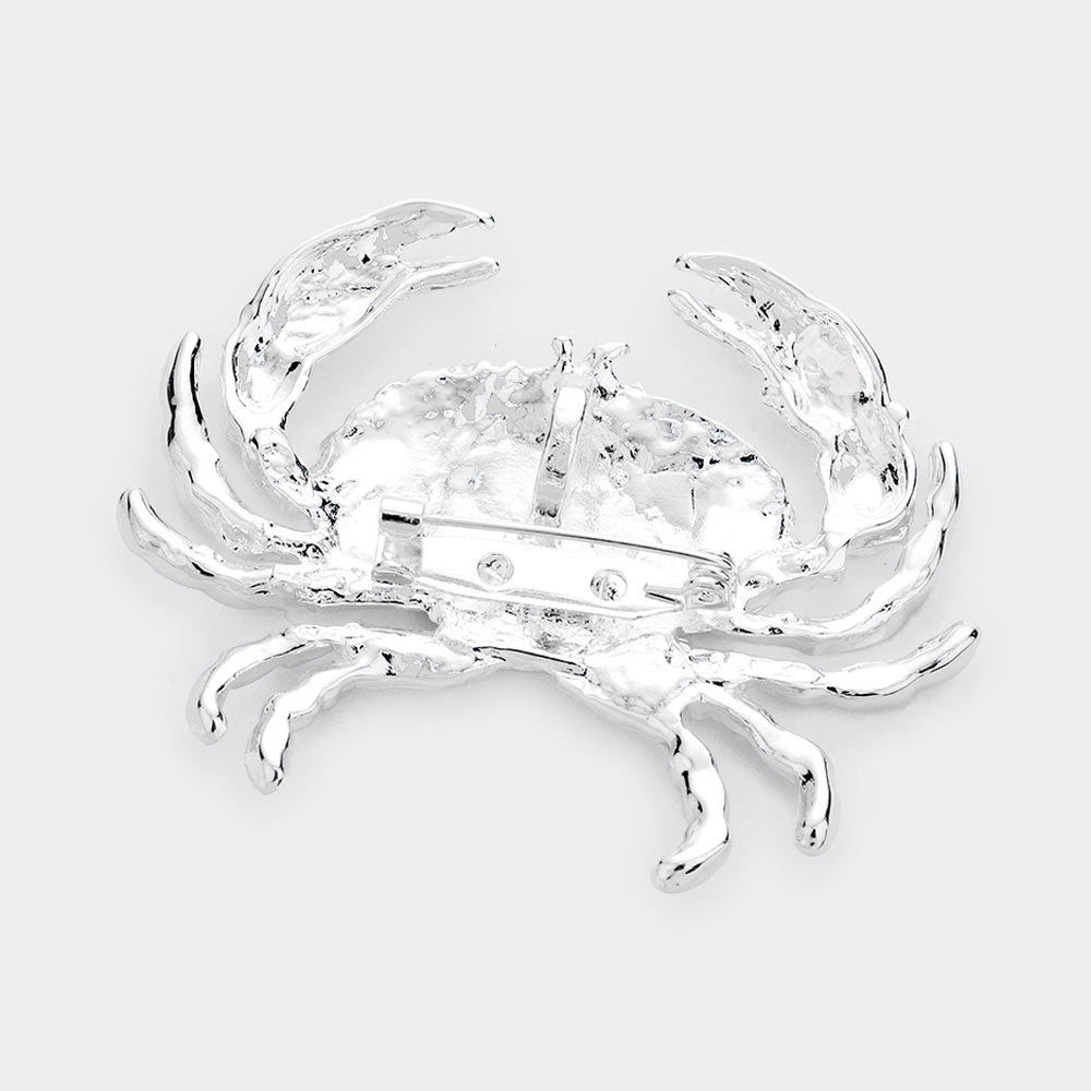 iLLASPARKZ Crab Metal Pendant / Pin Brooch