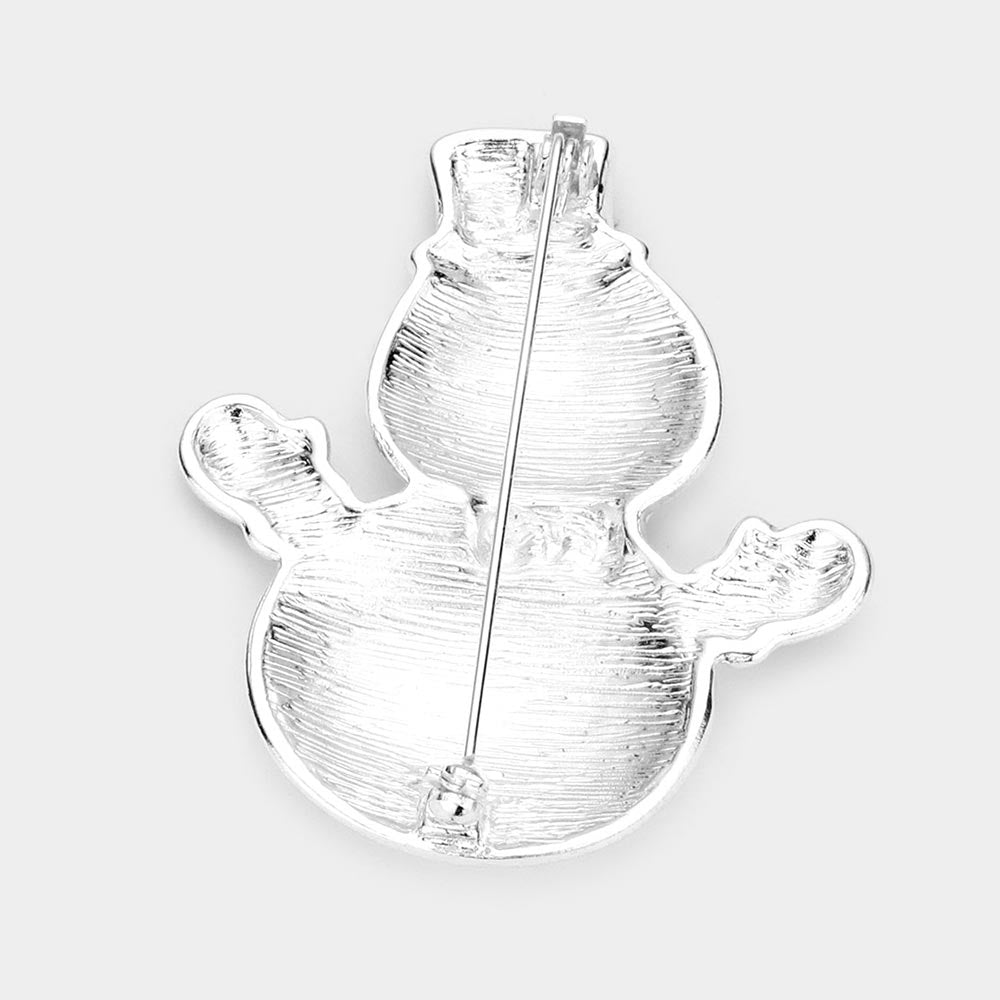 iLLASPARKZ Enamel Snowman Pin Brooch