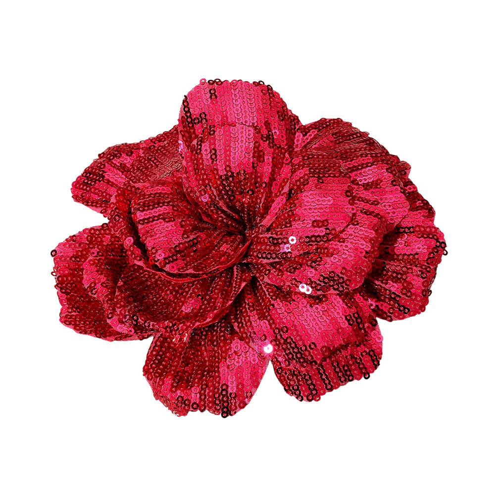 iLLASPARKZ Sequin Flower Pin Brooch / Hair Clip / Hair Band / Bracelet