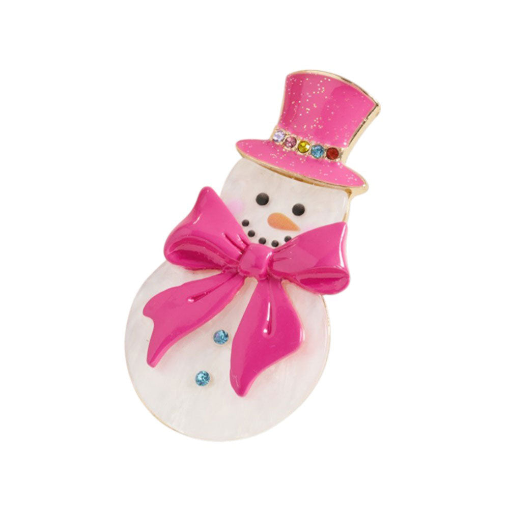iLLASPARKZ Holiday Snowman Pin Brooch