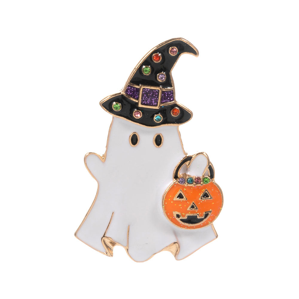 iLLASPARKZ Cute Halloween Ghost Pin Brooch