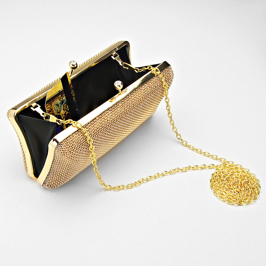 iLLASPARKZ Mesh Box Snap Clutch