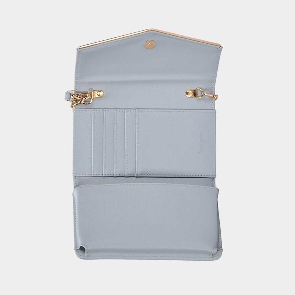iLLASPARKZ Envelope Wallet on Chain Wristlet Clutch / Crossbody Bag