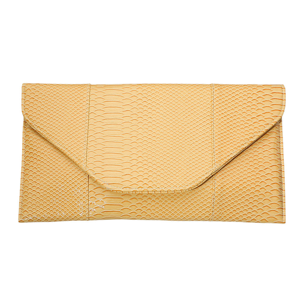 iLLASPARKZ Snake Skin Patterned Envelope Clutch / Shoulder Bag