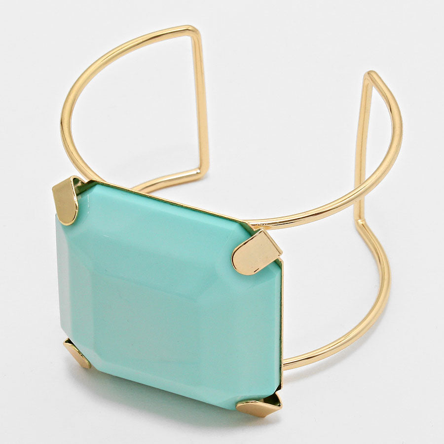iLLASPARKZ Resin Block Cuff Bracelet