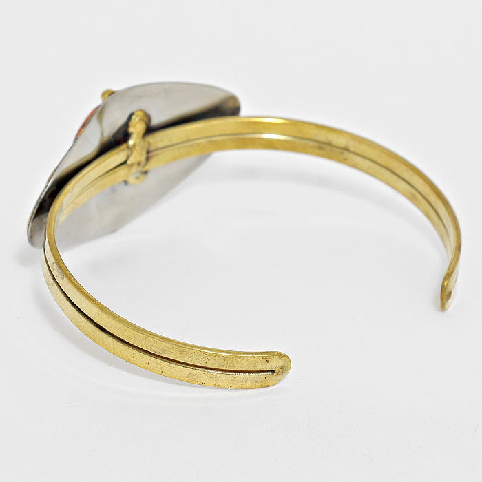 iLLASPARKZ Abstract Turquoise Cuff Bracelet