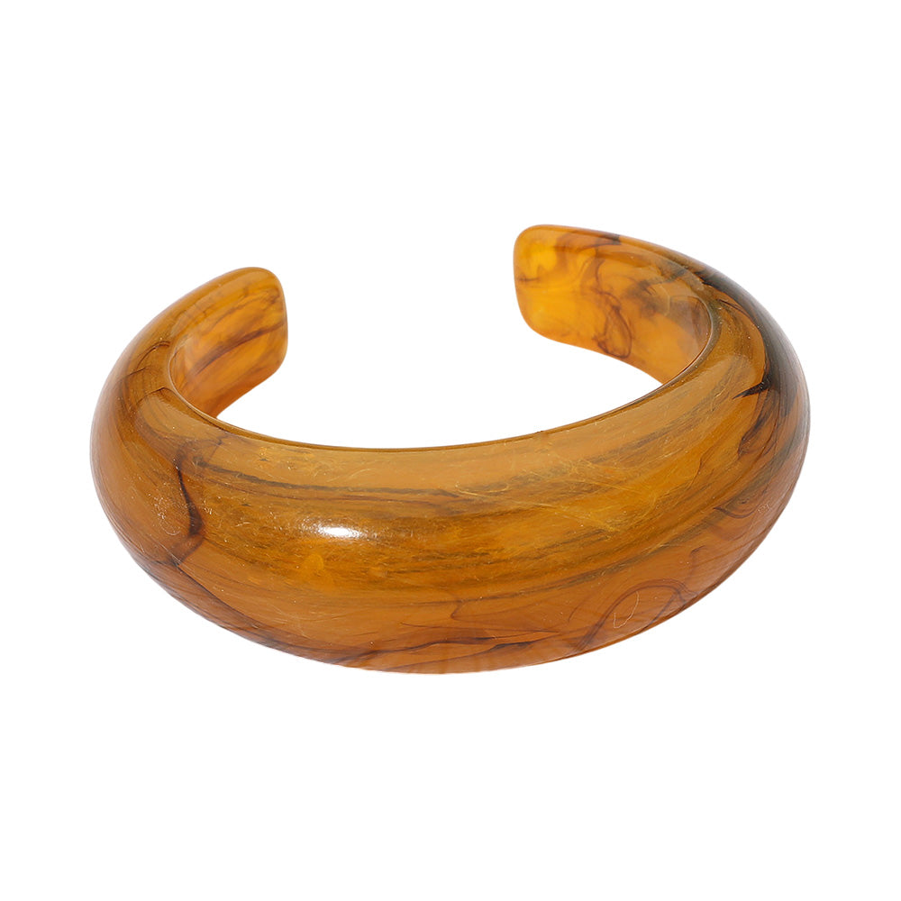 iLLASPARKZ Bold Marbled Resin Cuff Bracelet