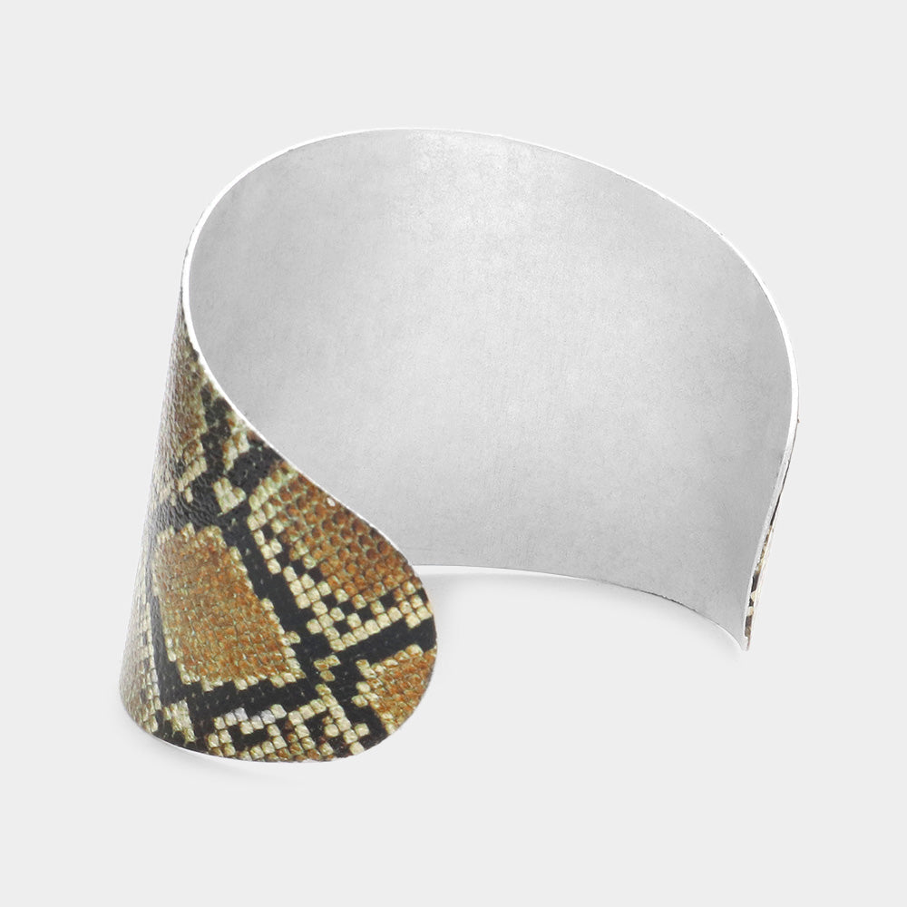 iLLASPARKZ Snake Skin Cuff Bracelet