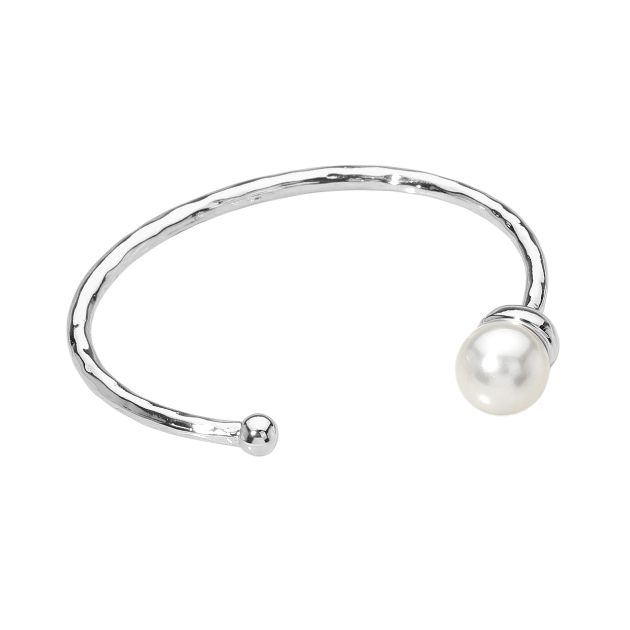 iLLASPARKZ Pearl Tip Cuff Bracelet