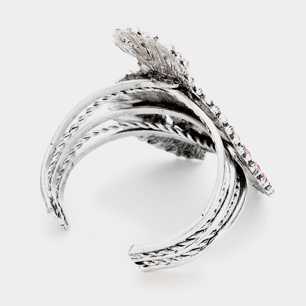 iLLASPARKZ Tribal Antique Metal Cuff Bracelet