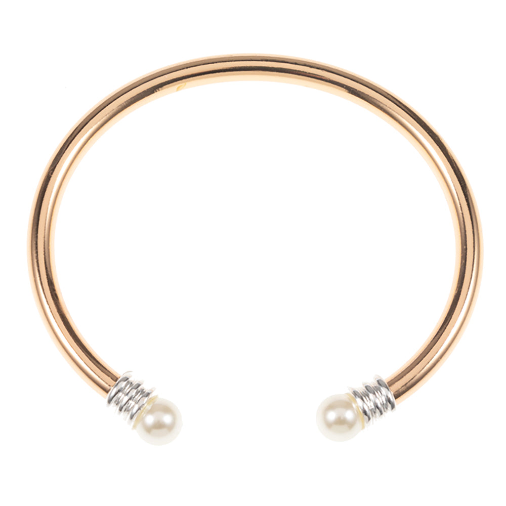 iLLASPARKZ Pearl Tip Cuff Bracelet