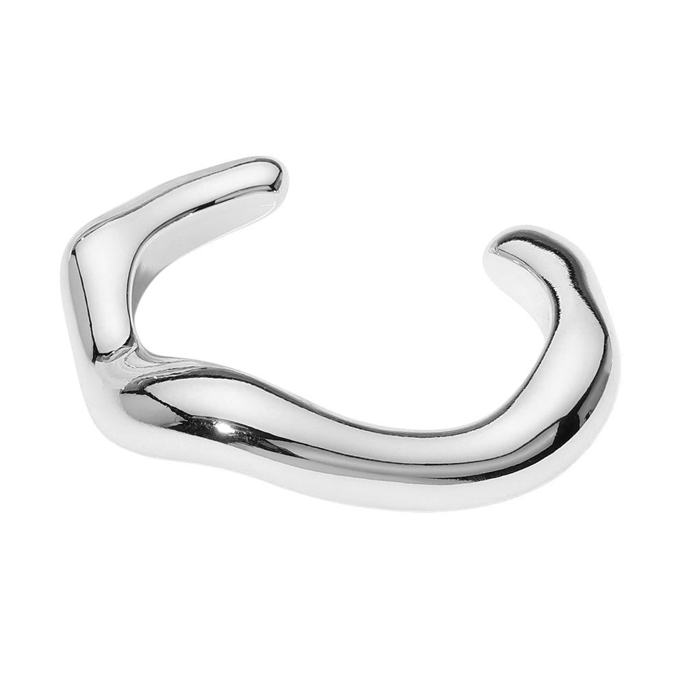 iLLASPARKZ Metal Wavy Dome Cuff Bracelet