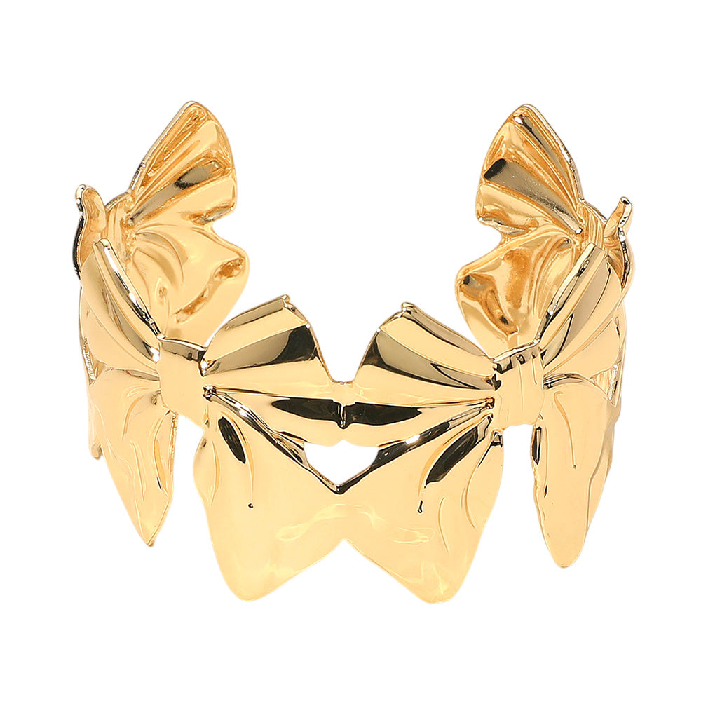 iLLASPARKZ Bow Statement Cuff Bracelet