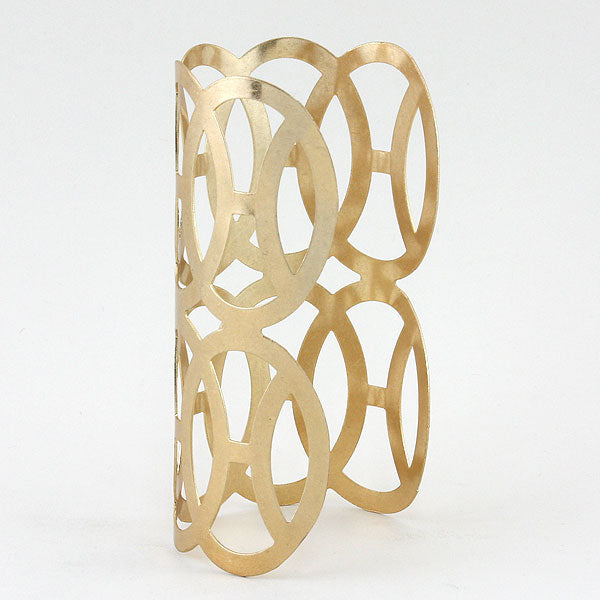 iLLASPARKZ Oval Filigree Cuff Bracelet