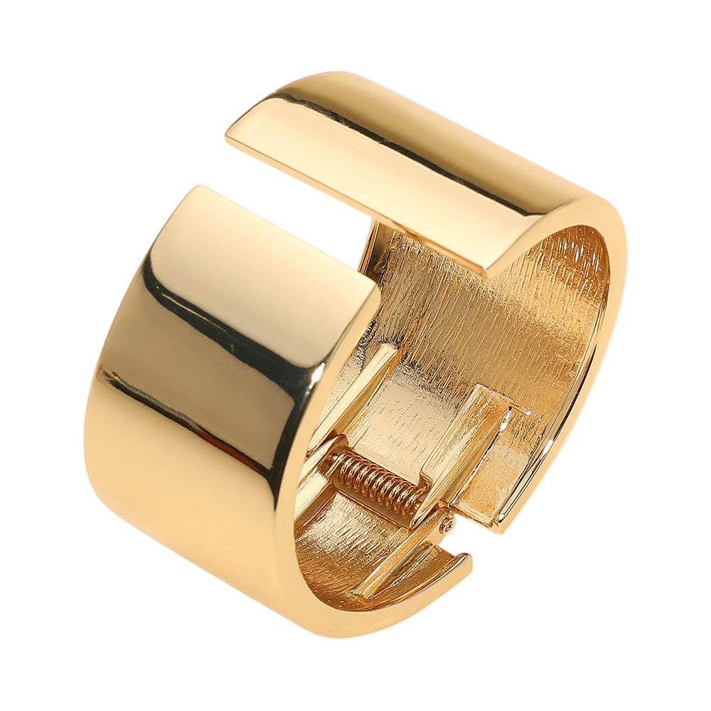 iLLASPARKZ Wide Statement Metal Cuff Bracelet