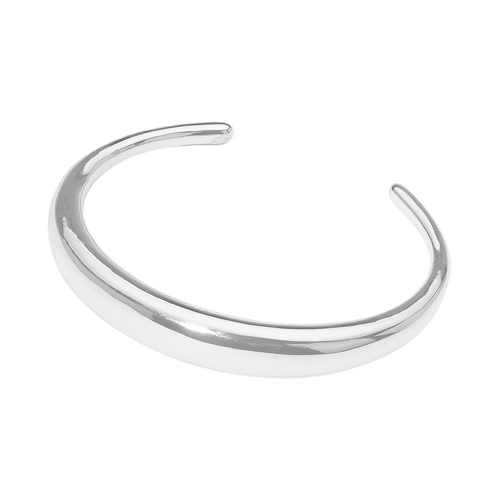 iLLASPARKZ Classic Polished Metal Cuff Bracelet