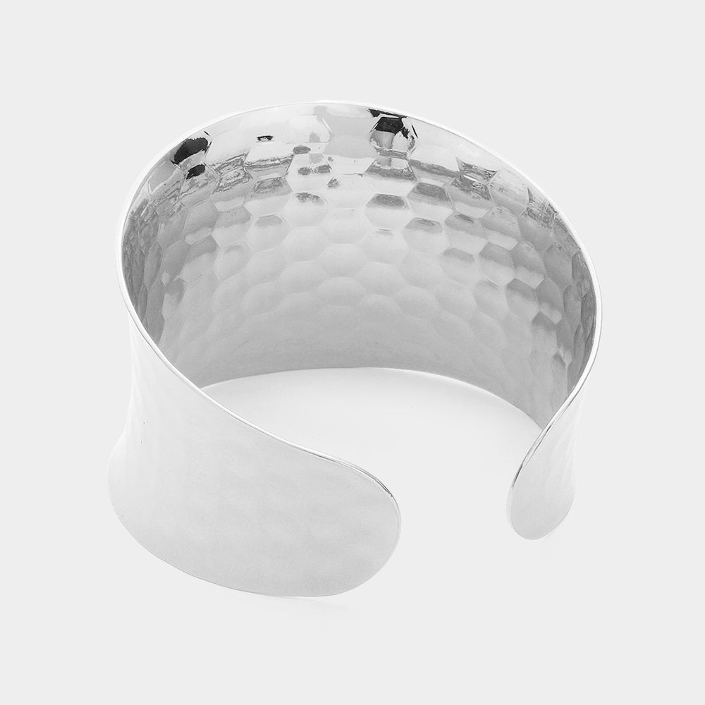iLLASPARKZ Textured Metal Cuff Bracelet