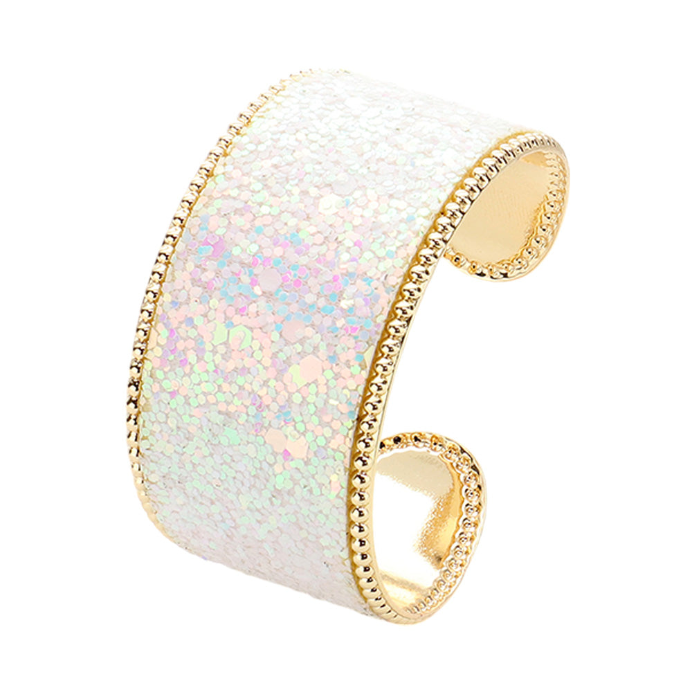 iLLASPARKZ Sparkly Glittered Cuff Bracelet