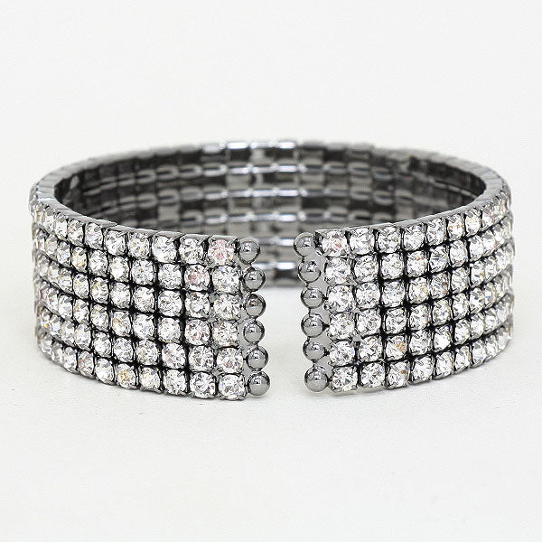 iLLASPARKZ Rhinestone Bling Cuff Bracelet
