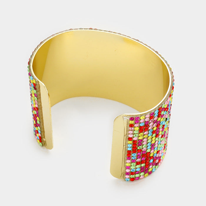 iLLASPARKZ Bling Studded Cuff Bracelet