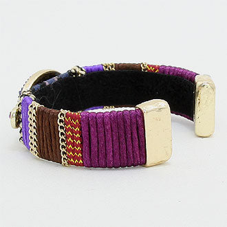 iLLASPARKZ Oval Jewel Cuff Bracelet