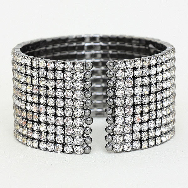 iLLASPARKZ Rhinestone Bling Cuff Bracelet