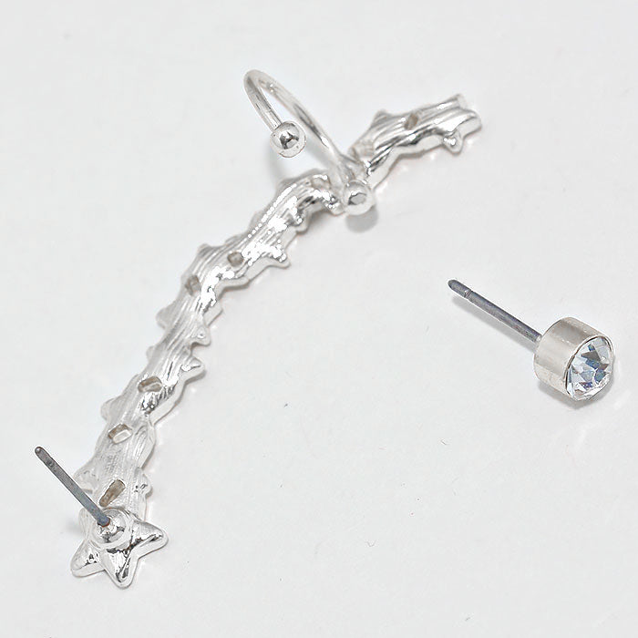 iLLASPARKZ 2-PCS Star Cluster Ear Cuff Earring Set