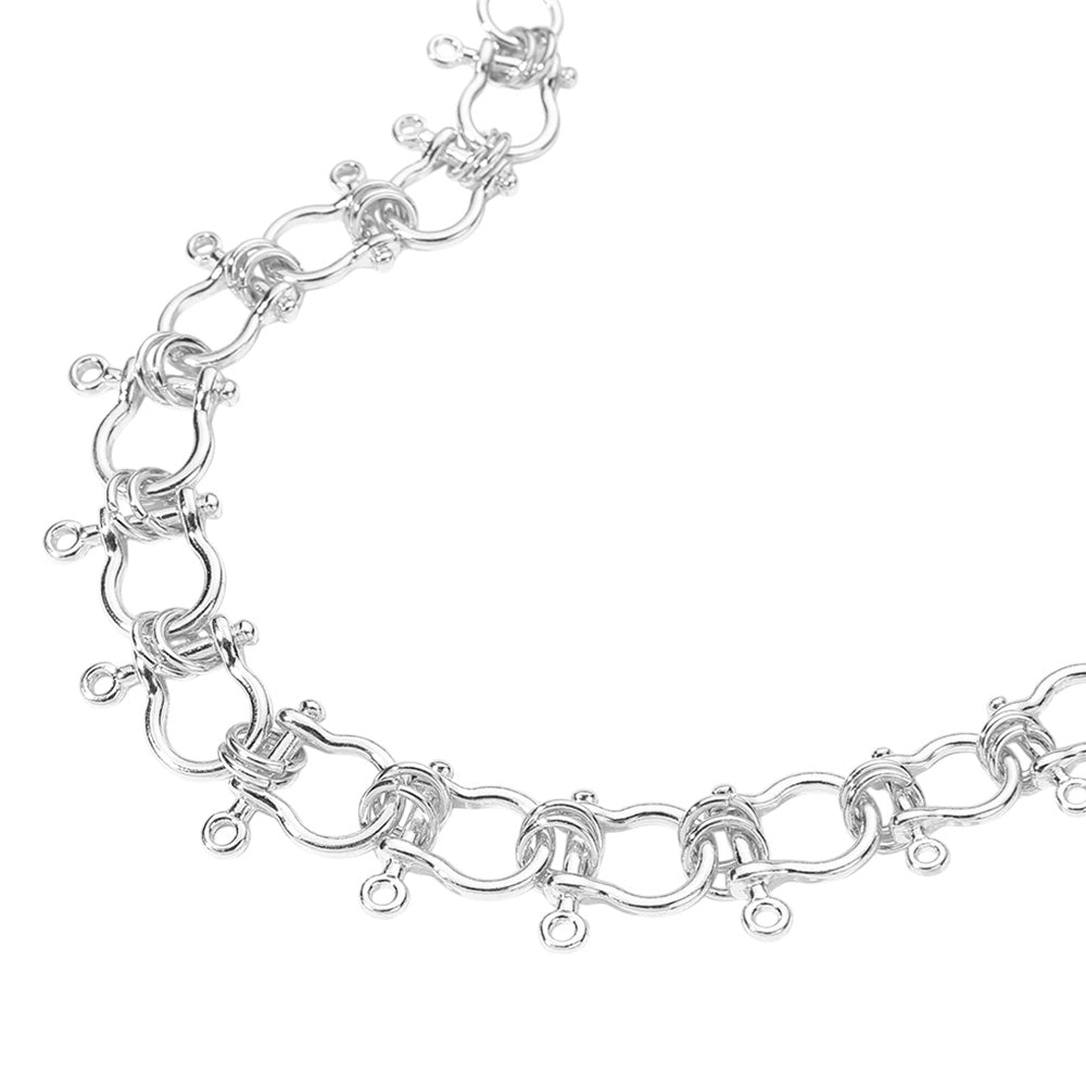 iLLASPARKZ Hardware Chain Choker Necklace