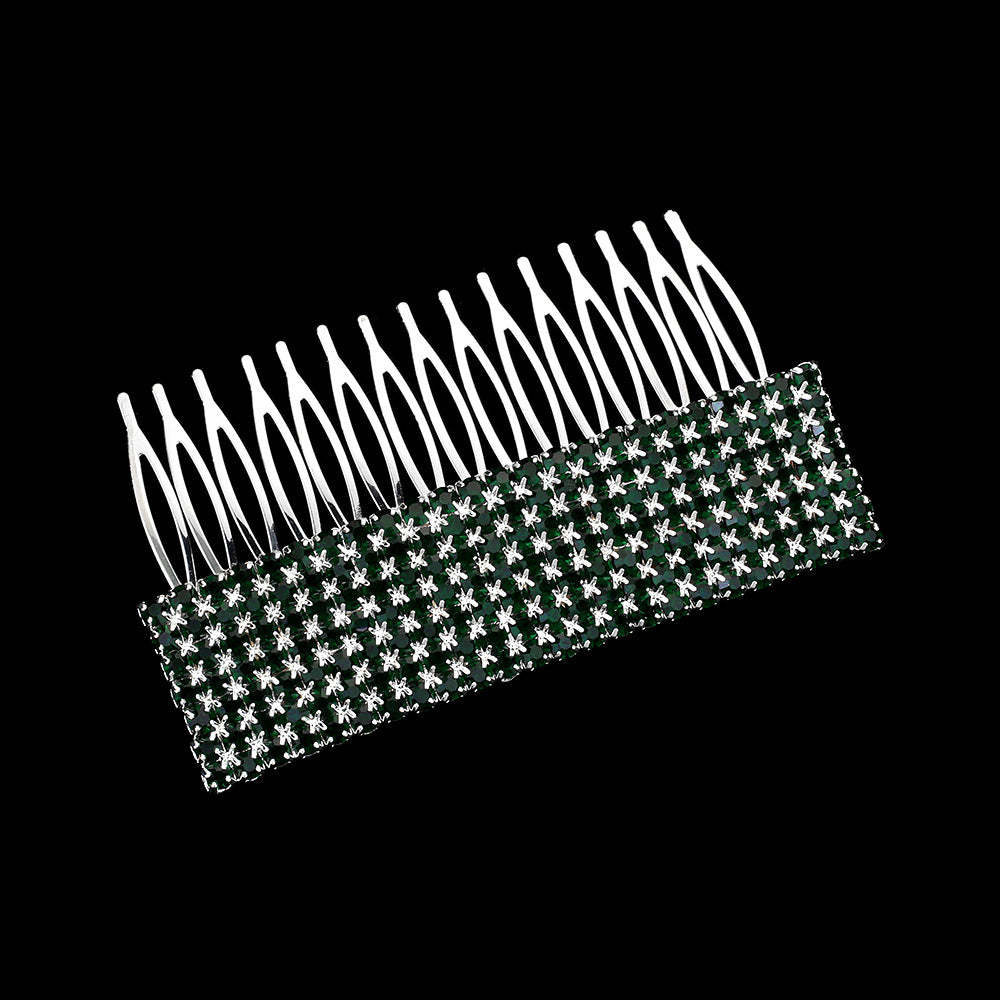 iLLASPARKZ Embellished Rhinestone Pave Hair Comb
