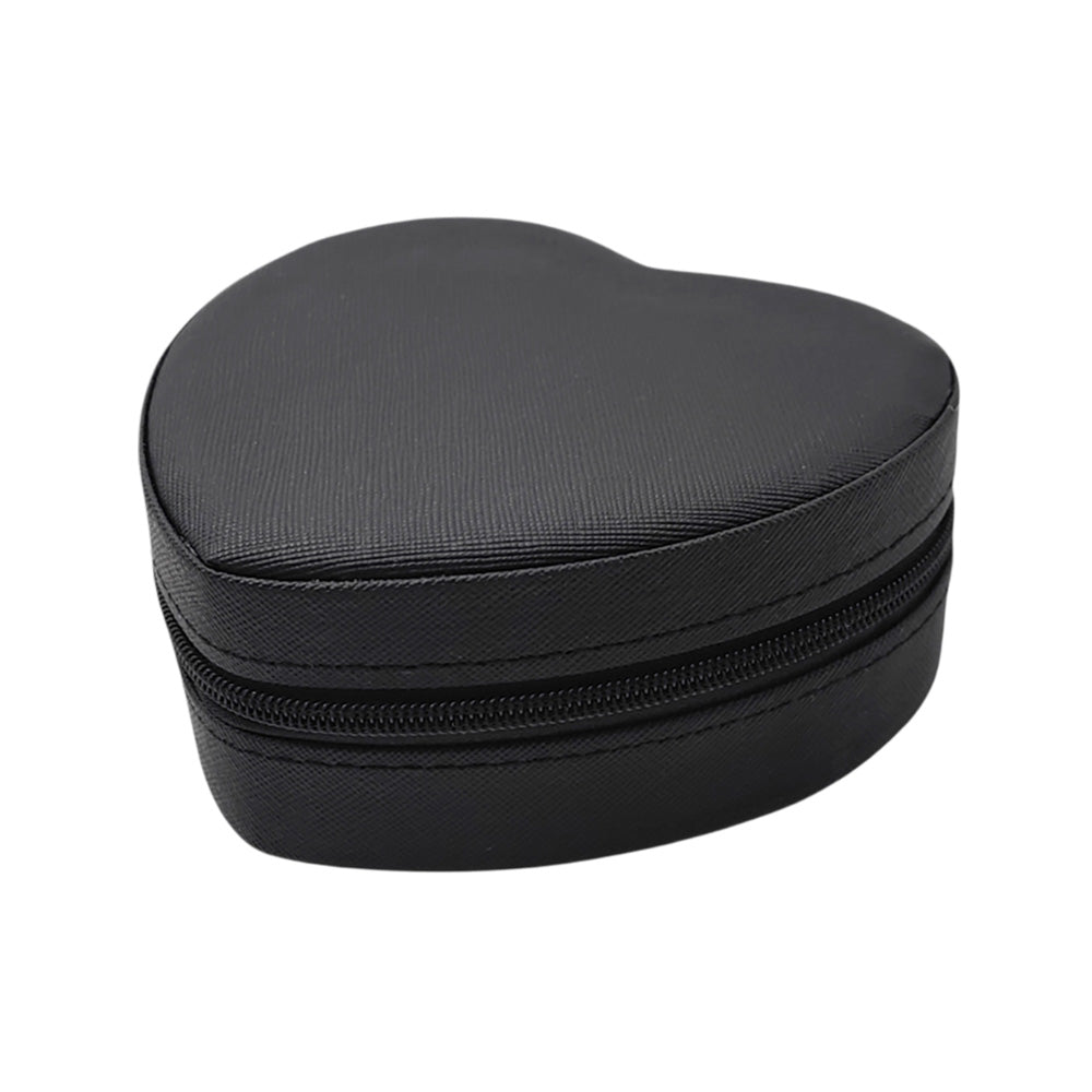 iLLASPARKZ Faux Leather Portable Heart Jewelry Box
