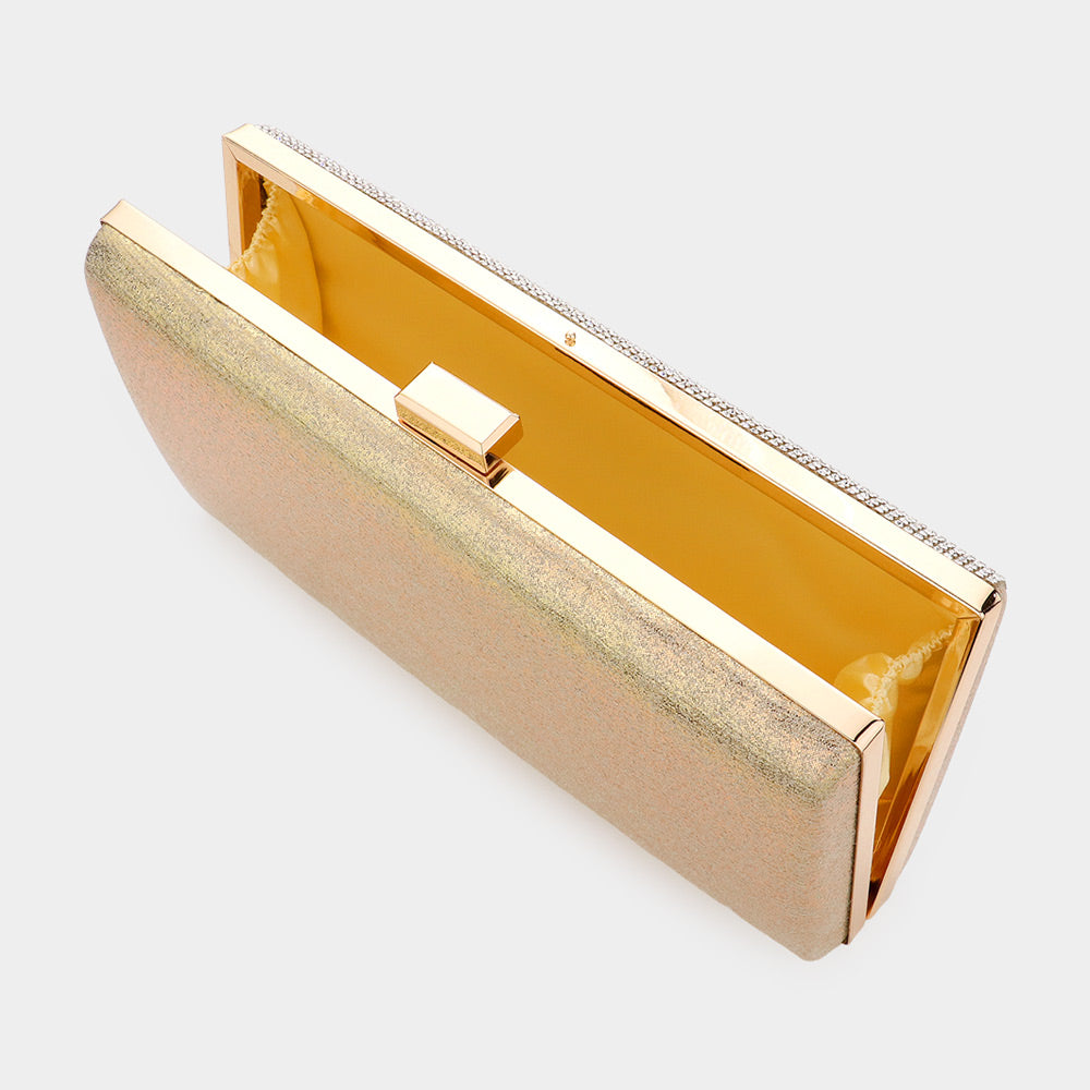 iLLASPARKZ Bling Rectangle Evening Clutch / Crossbody Bag