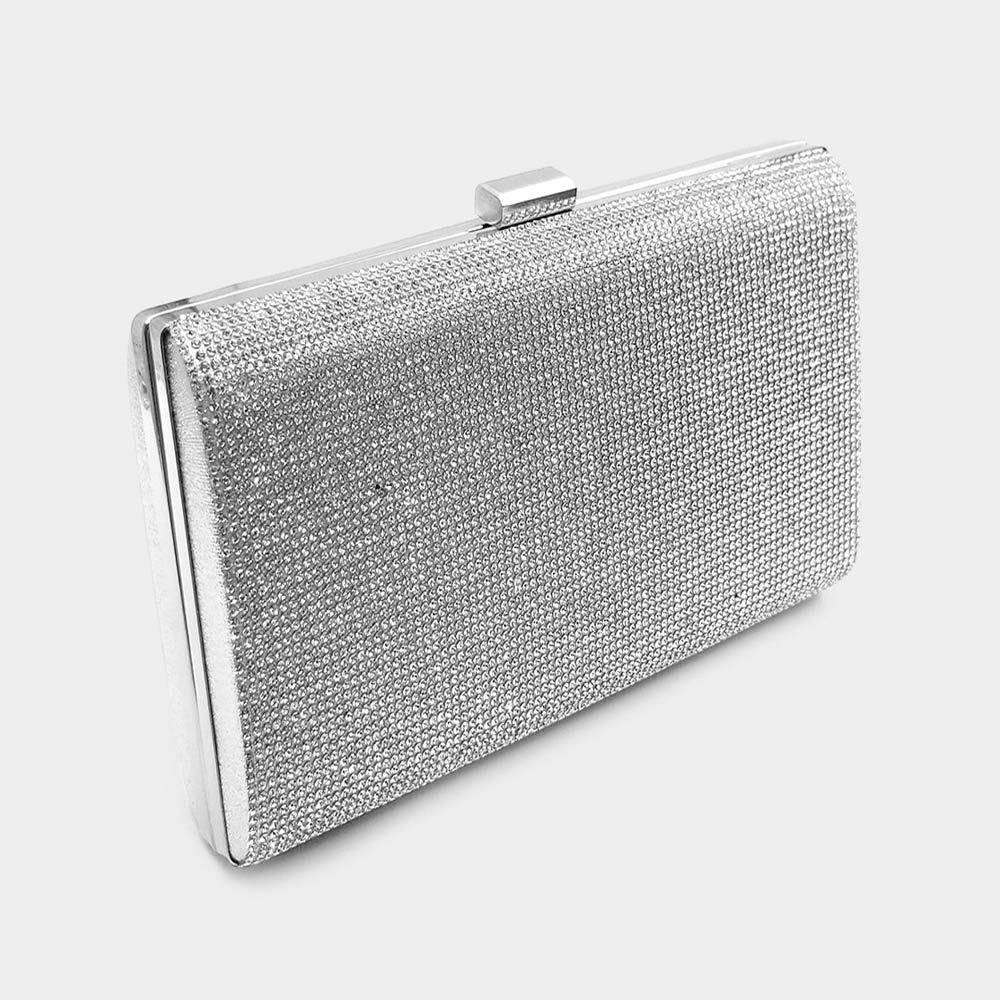 Bling Rectangle Evening Clutch / Crossbody Bag