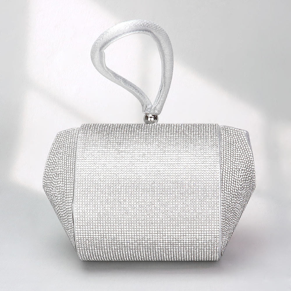 iLLASPARKZ Bling Studded Flap Evening Bag / Crossbody Bag