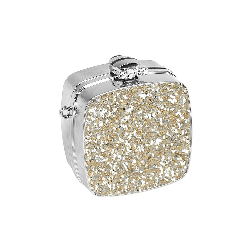 iLLASPARKZ Square Glitter Mini Clutch Bag / Crossbody Bag