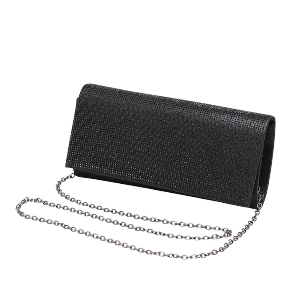 iLLASPARKZ Bling Solid Evening Clutch / Crossbody Bag