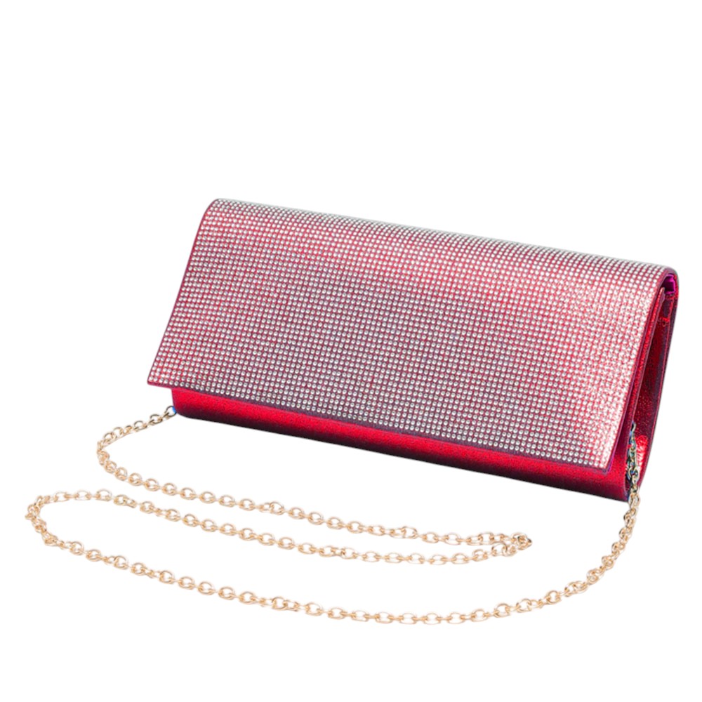 iLLASPARKZ Bling Solid Evening Clutch / Crossbody Bag