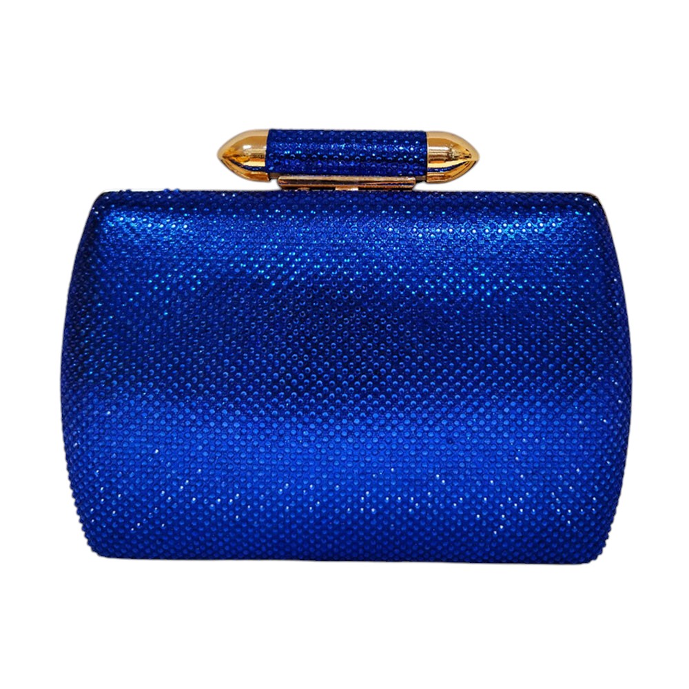 iLLASPARKZ Bling Studded Structured Hardcase Clutch Evening Bag / Crossbody Bag