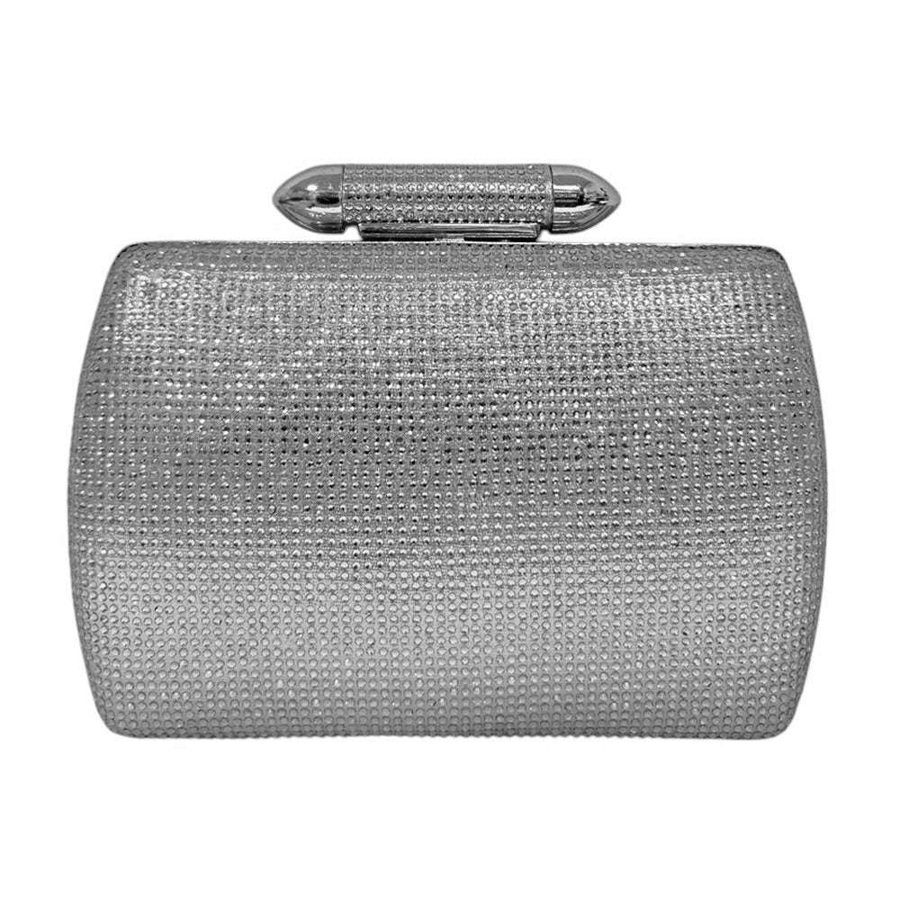 iLLASPARKZ Bling Studded Structured Hardcase Clutch Evening Bag / Crossbody Bag