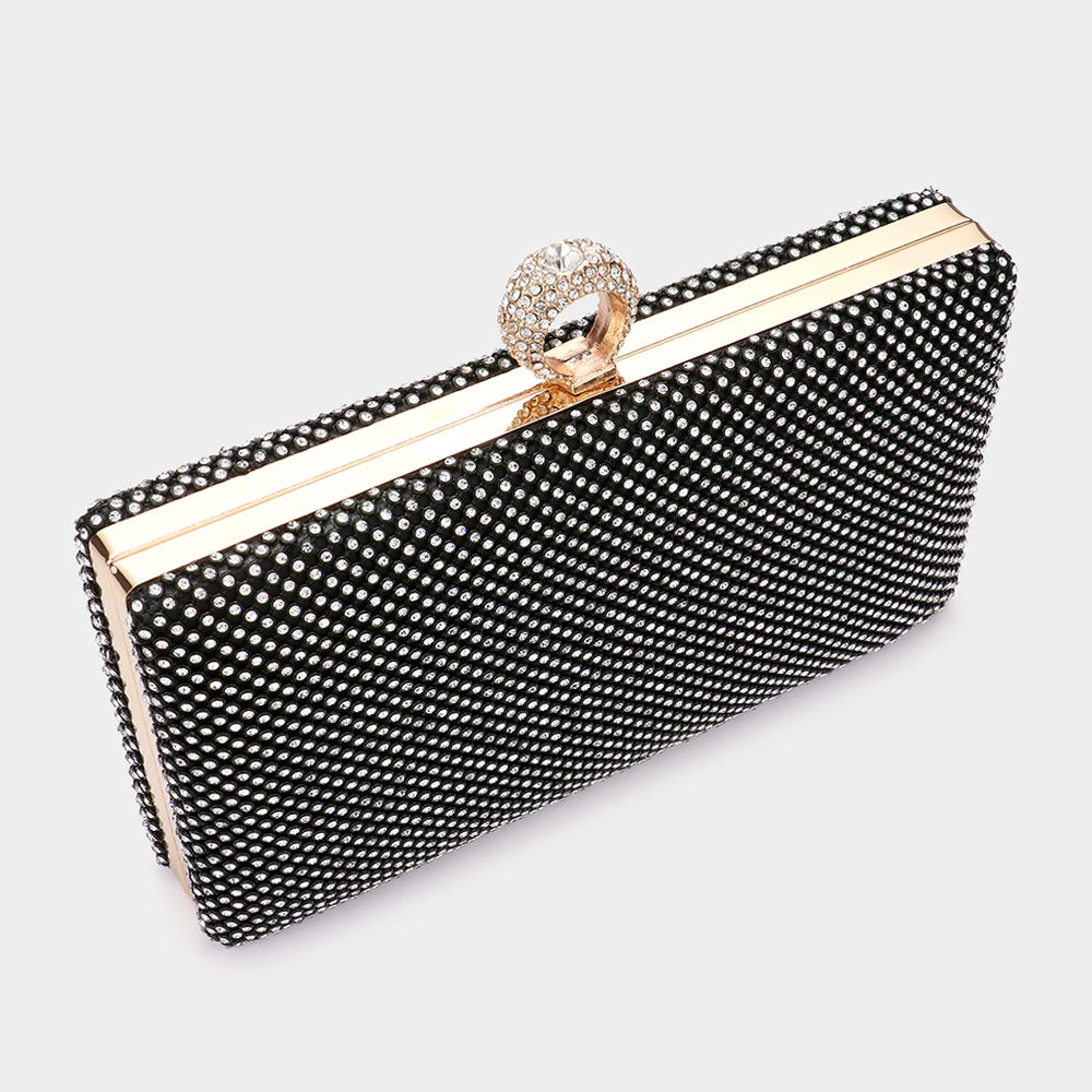 iLLASPARKZ Bling Rectangle Evening Clutch / Crossbody Bag