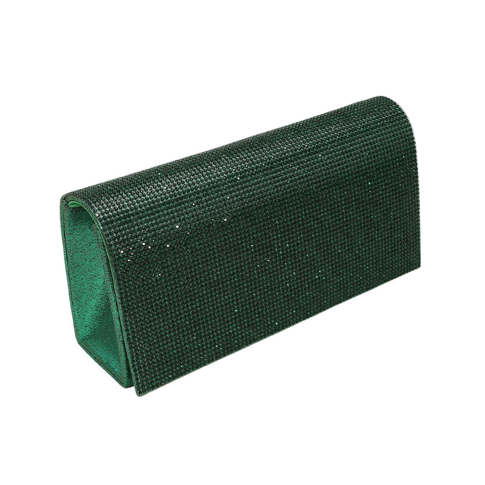 iLLASPARKZ Bling Studded Box Evening Bag / Clutch / Crossbody Bag