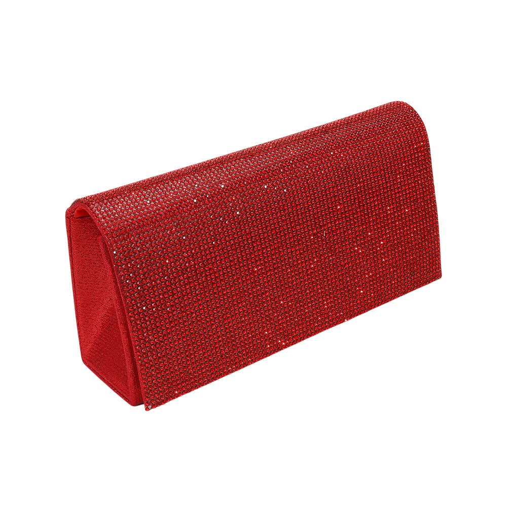 iLLASPARKZ Bling Studded Box Evening Bag / Clutch / Crossbody Bag